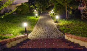 professional electric inc enhance outdoor environment lighting installations